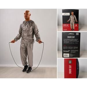 BCG Sauna Suit M/L Unisex Weight Loss Sweat Suit Microban New In Box
